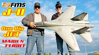 This is One BIG Jet!  FMS J11 Crazy Maiden Flight