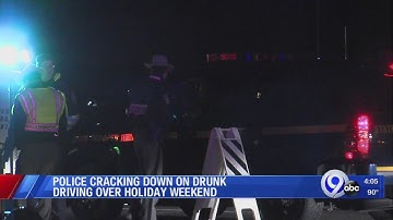 Police cracking down on drunk driving over holiday weekend