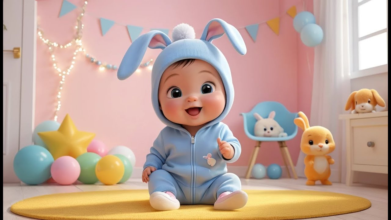 Bunny Family New Year Morning | Fun Learning & Action Song for Toddlers