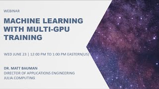 Machine Learning with Multi-GPU Training