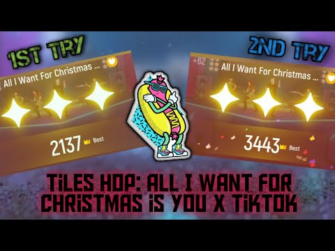 Tiles Hop: All I Want For Christmas is You x Soulja Boy Crank That x CANIBI-REMIX on TikTok
