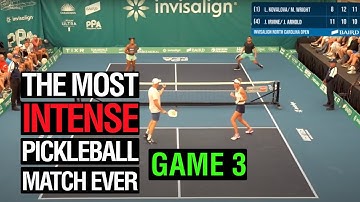 THE RESET: Breaking down the greatest match in Pickleball history (Game 3)