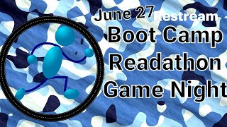 Game: Never Have I Ever #BootCampReadathon, June 27, 2000hrs til (aka 8pm plus)
Made with Restream Studio. Livestream on 30+ platforms at once via https://restream.io
Are you ready for Boot Camp!! #bootcampreadathon #BCReadathon
Welcome to Boot Camp Readathon, happening June 2025, a readathon paying tribute to the military and dedicated to reading, fitness, mindfulness, and community. This readathon is entry level to veteran fitness and reader, so anyone can participate. No stress whatsoever; work with what you got. The number one rule is to have fun. #getsome #fitnessreadathon
-Join the Discord: https://discord.gg/cgPXjyck72
-Here are your instructions: https://docs.google.com/document/d/1x9rI6XpoMEtdxQFIOyqHb85MOsLTJlrnNZ-UQH91-zI/edit?tab=t.0
- Storygraph Challenge: https://app.thestorygraph.com/reading_challenges/1c1e7a7c-7f07-4e88-a77c-81604fe60d65
—Drill Instructions/co-hosts:
Creator: Courtney https://www.youtube.com/@TangibleReads
Alisha https://www.youtube.com/@BooksandThingswithAlisha
Jaleesa https://www.youtube.com/@jaleesaRBTBC
Koda https://www.youtube.com/@KodaMeansFriend
Nicole https://www.youtube.com/@DustyBookSniffers
Lashette https://www.youtube.com/@scarletmooncreations
Donna https://www.youtube.com/@donna-mariereads
Jess https://www.youtube.com/@ThisKiwi03
Didi https://www.youtube.com/@VirtuesofBooks
Ahtiyah https://www.youtube.com/@BookinItWithAhtiya
Paula https://www.youtube.com/@FamilyandBooks_Paula
Keyuina https://www.youtube.com/@schexylady
Nel https://www.youtube.com/@NelsNextChapter
Shantel https://www.youtube.com/@TheSpookyLibrary
-Honorable mention for always be a great booktube supporter and maintaining the playlist:
Kristina @kristinasimmons3303
- If you need help with graphics and other tech stuff, consult Koda: https://www.youtube.com/@KodaMeansFriend Game: Never Have I Ever #BootCampReadathon, June 27, 2000hrs til (aka 8pm plus)