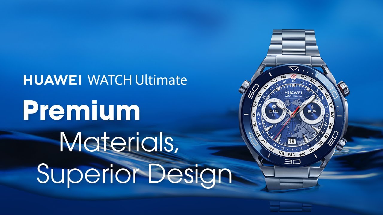 HUAWEI WATCH Ultimate  Premium Materials Superior Design 