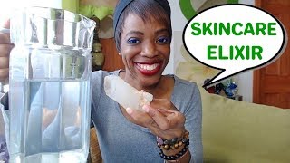 CRYSTAL ELIXIR for YOUR SKIN π§ How To Make and Use it for Healing (Beauty) TIPS