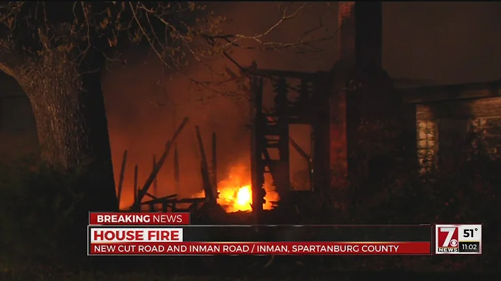 Fire destroys house on New Cut Rd. near Inman - DayDayNews