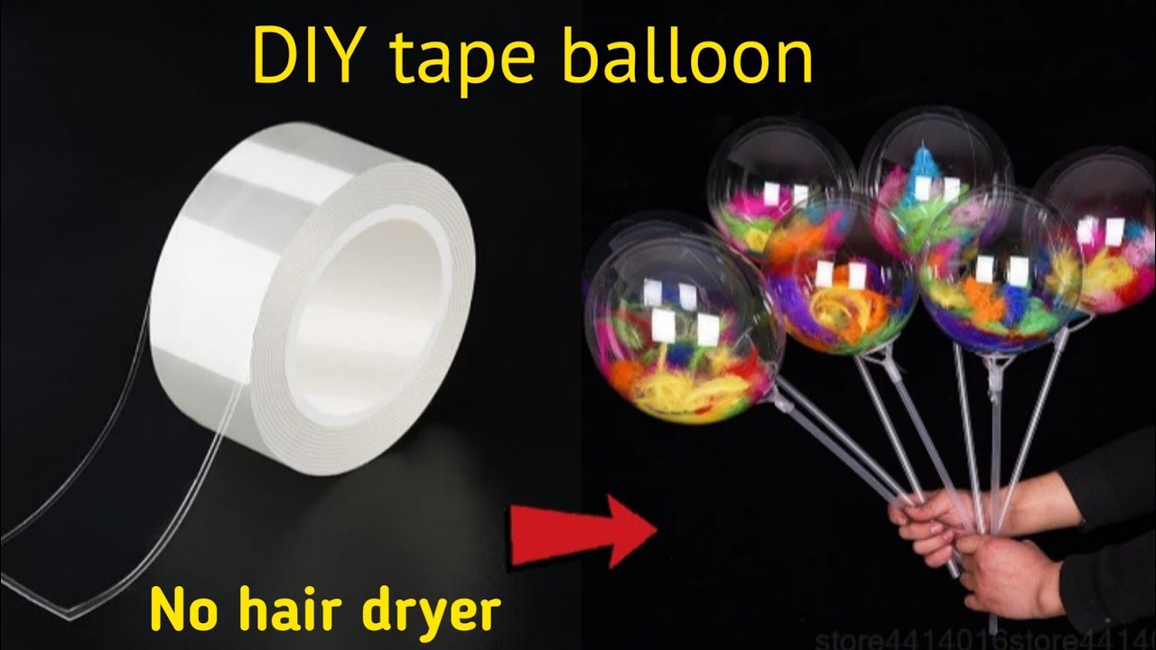 DIY viral nano tape balloon, How to make balloon with viral nano tape