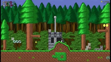 SuperTux 0.4.0 Tux the Builder reverse 6 times speed