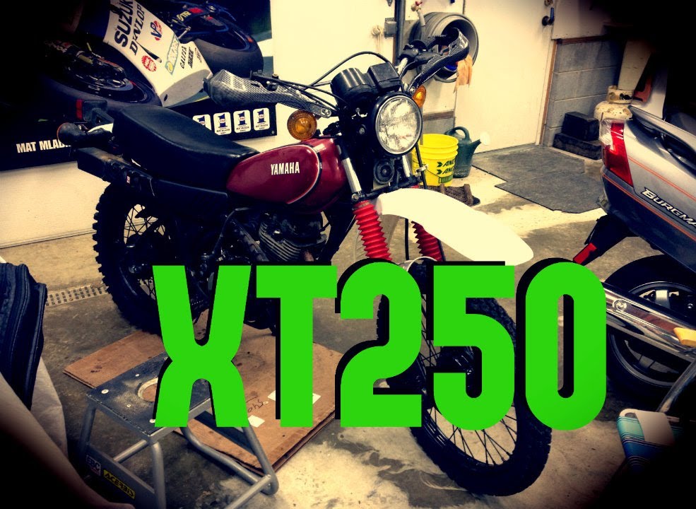 XT250 Walkaround and Cold Start - YouTube