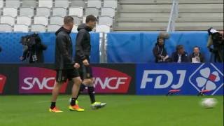 Belgium training at the Stade de Bordeaux - 17.06