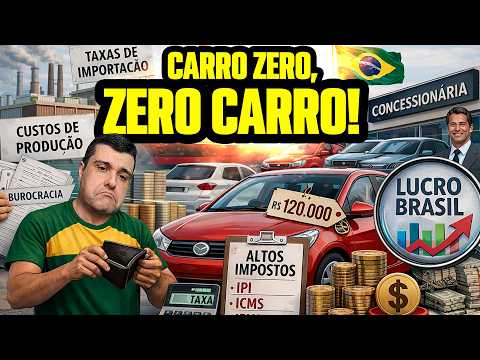 O QUE ACONTECEU com o CARRO ZERO KM NO BRASIL?