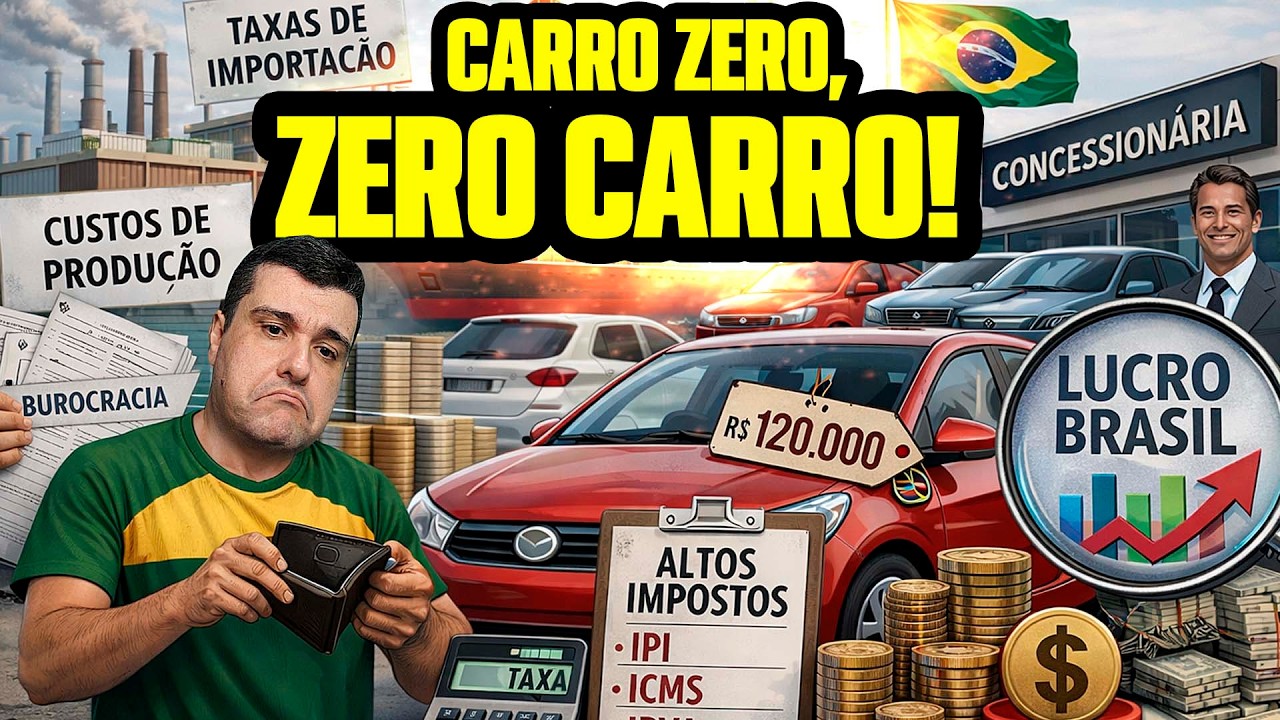 A TRISTE REALIDADE do CARRO ZERO KM no BRASIL! INACEITÁVEL...