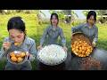 Amazing cooking yummy deep fried eggs recipe