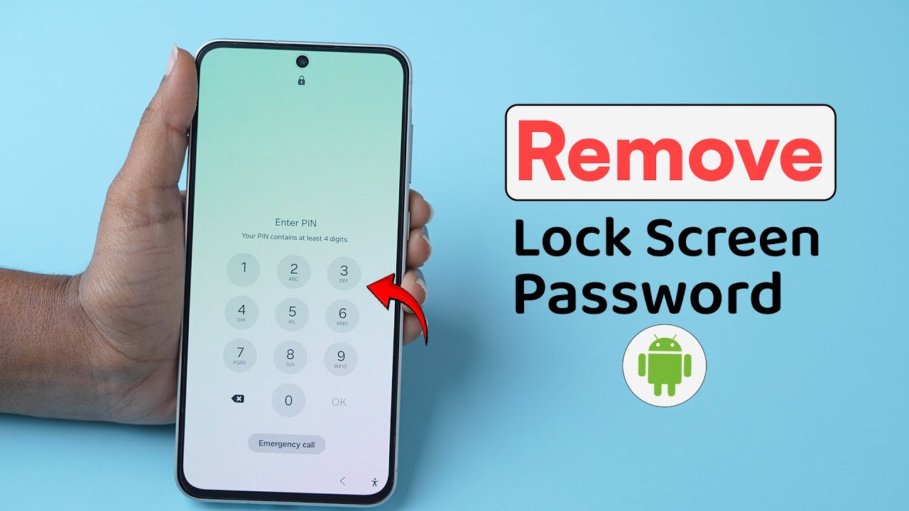 How to Remove Lock Screen Password on Android? - YouTube