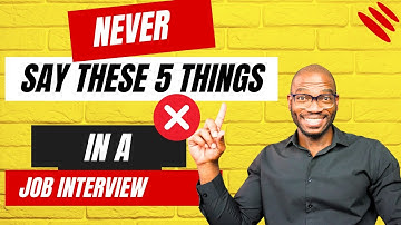 Top 5 Interview Mistakes You NEED to Avoid