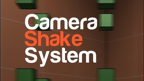 How to create screen shake or camera shake in unity (unity tutorial)