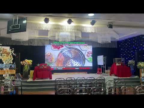 Thi công màn hình LED P3 Indoor cho Nhà hàng Kim Sơn Lạng Sơn