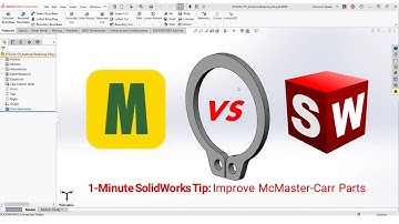 1-Minute SolidWorks Tip: Improve McMaster-Carr Parts Performance