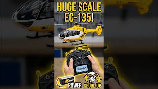 Unboxing the BIG Fly Wing EC-135 Scale RC Helicopter (ADAC Edition) #shorts