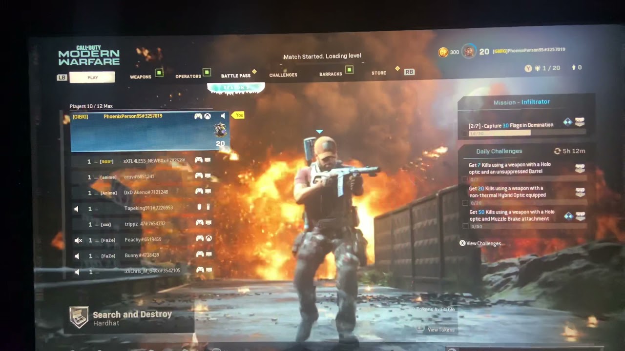 Match Started-Loading Level Fix?