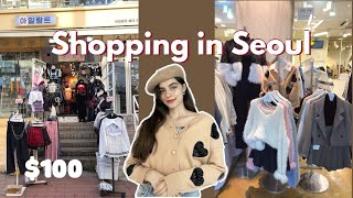 Fall outfits in SeoulGOTO mall and Hongdae shopping street  What can $100 get you?