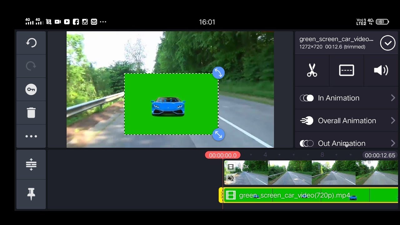 How to edit video using kinemaster chroma key effects - YouTube