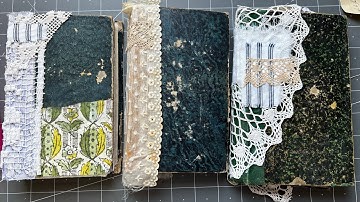 #roxysweeklychallenge 2023 | WEEK 24 | TUTORIAL making ephemera hoplders in old books PART 2