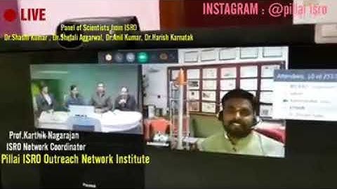 Live interaction with Scientists from ISRO by Prof. Karthik N.