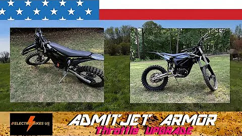 AdmitJet Armor electric throttle upgrade. Electric dirt bike upgrade. Talaria, Sur Ron, E Motocross