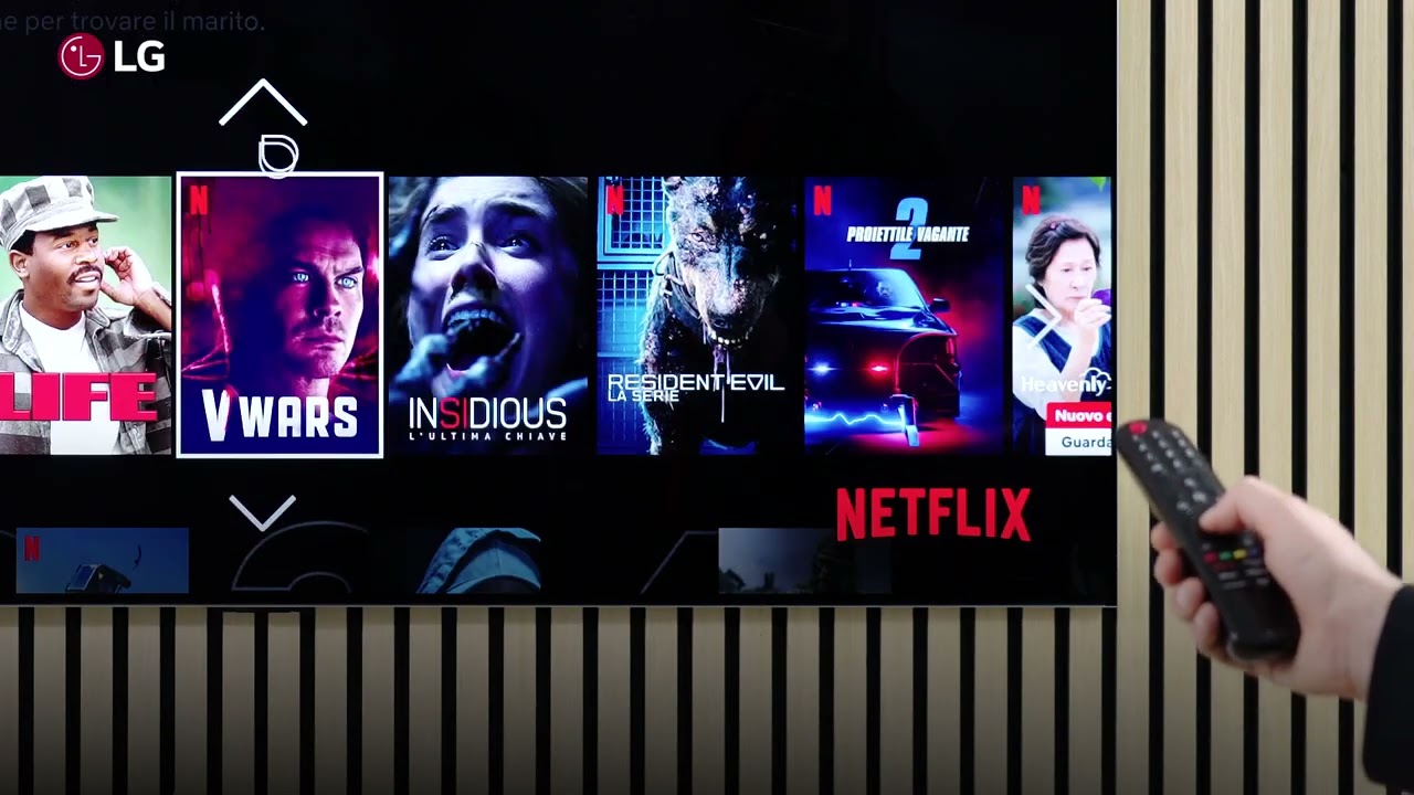 Telecomando puntatore Magic Remote: la smart TV diventa semplice.