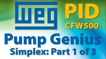WEG CFW500 VFD PID Pump Genius Simplex Part 1 from AutomationDirect