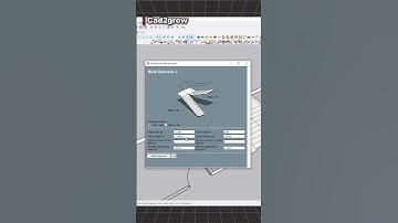create Stairs With This Plugin in sketchup #cad2grow #sketchup