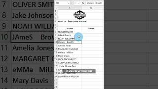 Tagalog Tutorial On How To Properly Clean Your Data In Excel #shorts