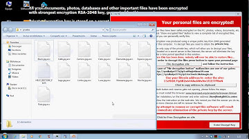 CryptoMonitor vs TeslaCrypt ransomware