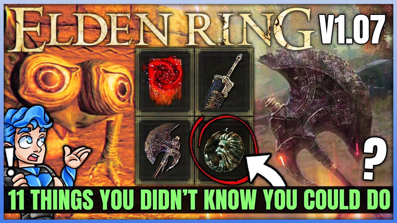 10 New Secrets You Didn't Know About in Elden Ring - New Boss Weapon &amp; Speedrun Trick - Tips ...
