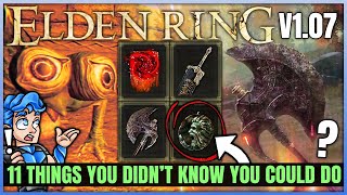 10 New Secrets You Didn't Know About in Elden Ring - New Boss Weapon & Speedrun Trick - Tips & More!
