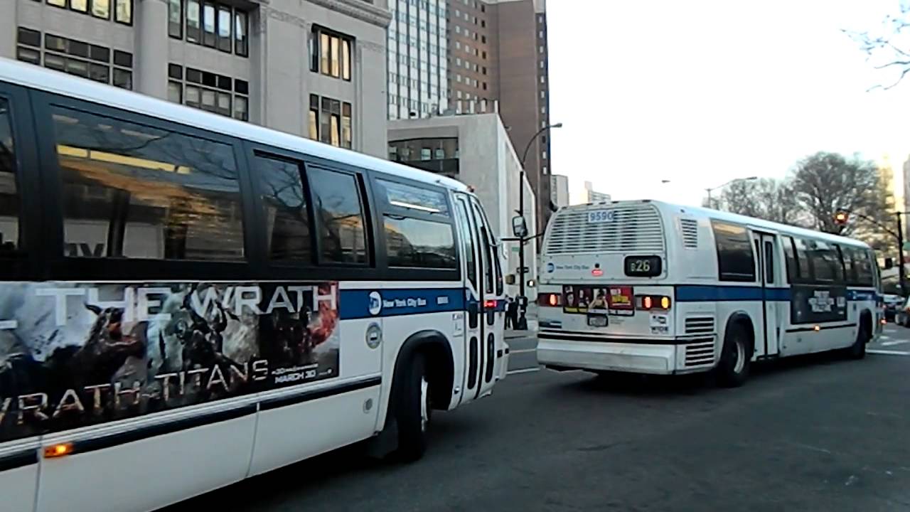 MTA NYCT 1996 NovaBus RTS-06 #8866 on the B41 & 1998 NovaBus RTS-06 ...