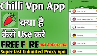 Chilli Vpn App kaise use kare ।। How to use Chilli Vpn App ।। Chilli Vpn app screenshot 4