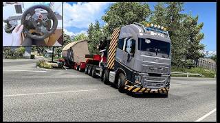 ETS2 Realistic Truck Delivery | Transporting Heavy Excavator Bucket | ETS2 || Farhan15x  screenshot 2
