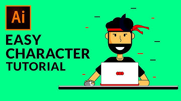 Flat Vector Character Design Process Tutorial | Adobe Illustrator Character Illustration Tutorial