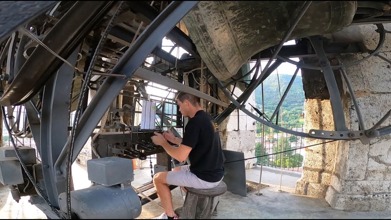 Le campane di Gandino (BG) - Suono alla romana
