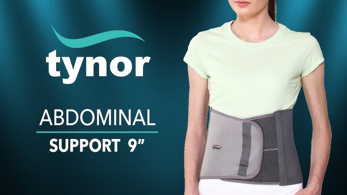 How to wear Tynor Abdominal Belt for support and compression of the  abdominal region 