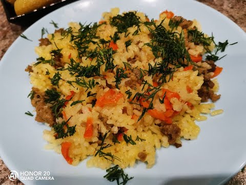 Плов с фаршем.