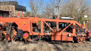 CSX Maintenance Of Way Parade, Heavy Train On Steep Grade & Train With Loud Flat Spots