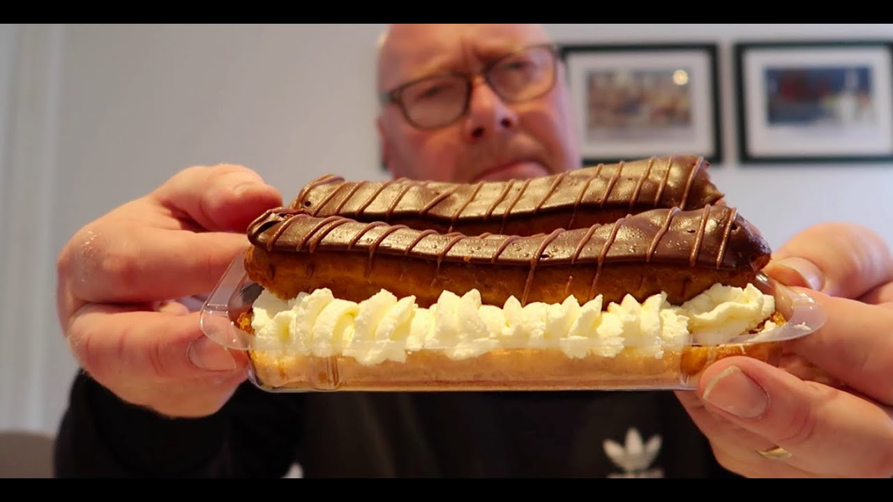 M\u0026S Our Best Ever 7 Inch Eclair - YouTube