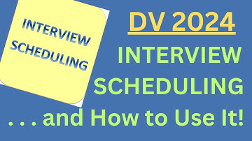 DV 2024: The Importance of Interview Scheduling