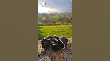 This is how you measure distance with a german rangefinder optic from ww2! #binocular #rangefinder