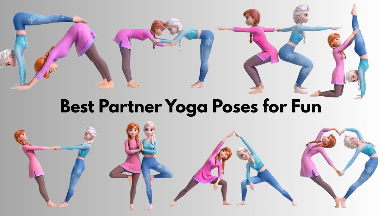 Best Partner Yoga Poses for Fun | Easy & Playful Kids Yoga Routine
