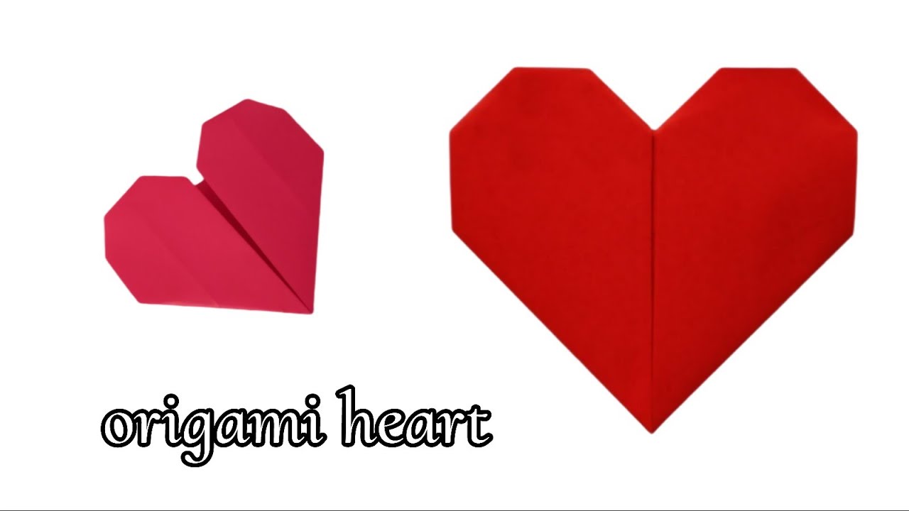 How to make a paper origami heart ️ Easy and beautiful YouTube