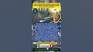 LUHUT MENGANGGAPI PURBAYA SOAL UTANG WHOOSH: SIAPA YANG MINTA APBN?! WHOOSH ITU MASALAHNYA APA SIH?